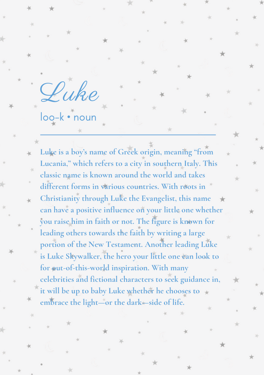 Little Name, Big Meaning - Blue