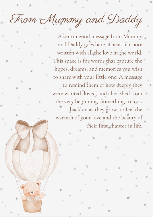 From Mummy and Daddy - Brown