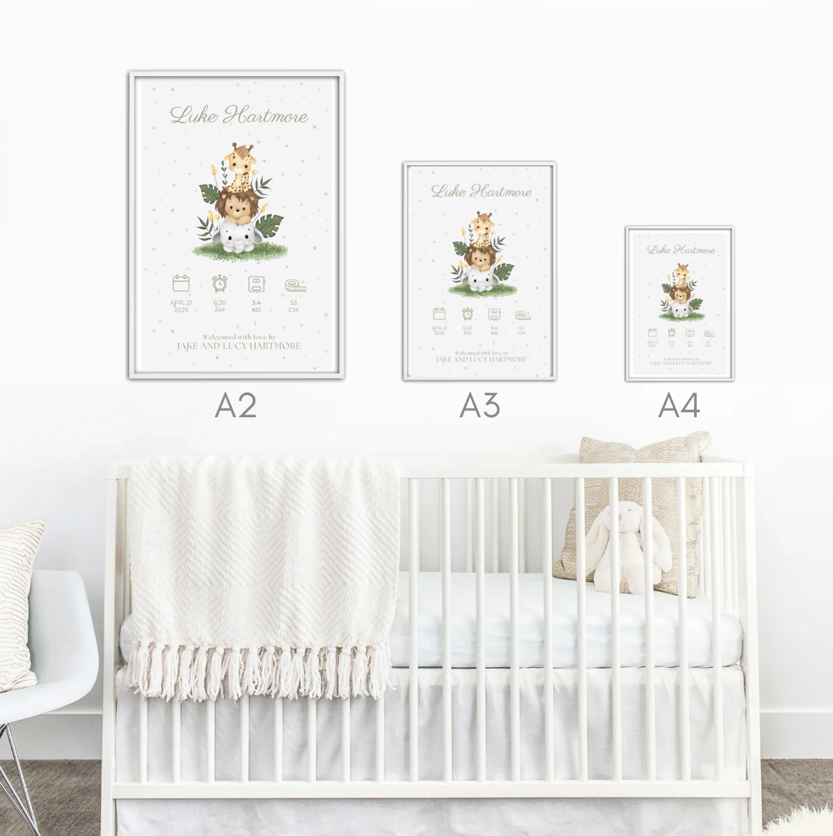 The Little Arrival Collection - Green Safari