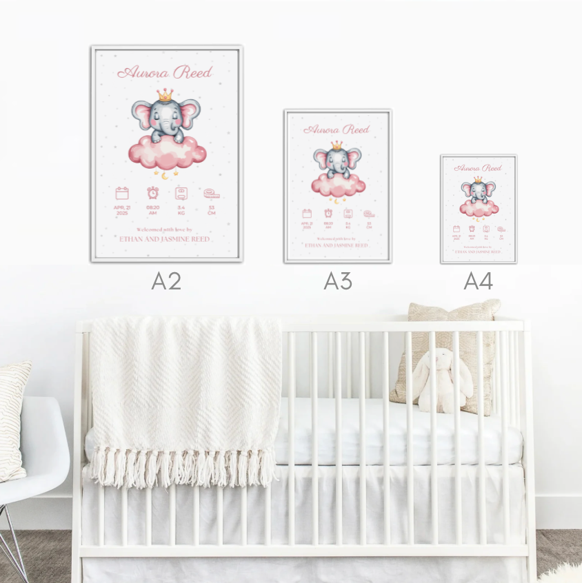 The Little Arrival Collection - Pink Elephants